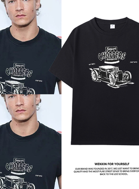 ilya巅峰对决同款短袖T恤夏季纯棉半袖潮heatedrivalry周边上衣服