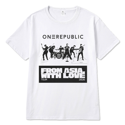 共和时代摇滚乐队复古短袖T恤