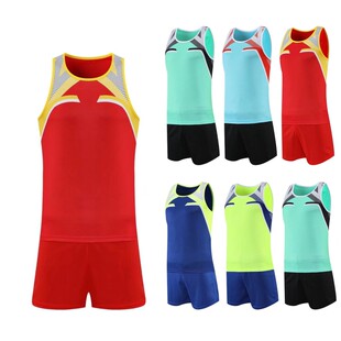 儿童田径训练服套装男马拉松比赛跑步服女中小学生运动体考定制