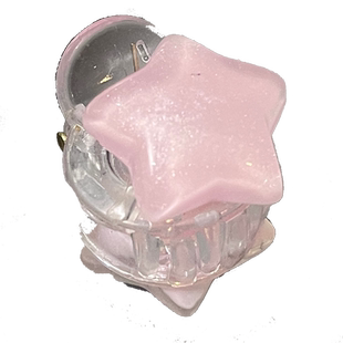 果冻双面星星粉色蓝色小抓夹发夹y2k辣妹甜酷可爱亚克力少女发饰