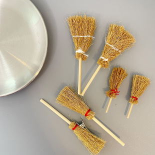 网红可爱搞笑稀奇古怪个性 趣味搞怪仿真扫帚发夹边夹卡子发卡发饰