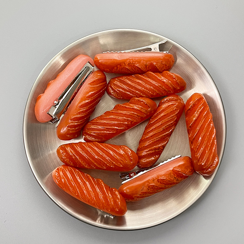 鸭嘴夹塑料搞怪仿真烤肠趣味