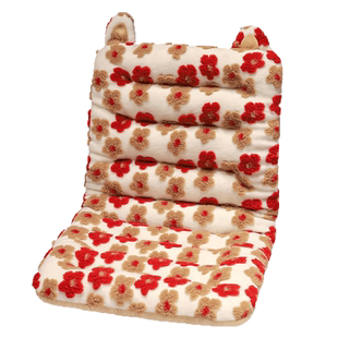 冬季坐垫屁垫办公室久坐靠背靠垫一体椅子加厚座椅垫学生毛绒垫子