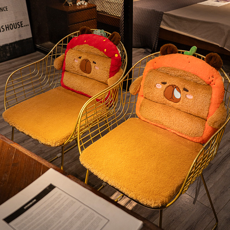 冬季椅子坐垫座椅垫靠背垫子一体加厚的屁垫靠垫防屁股痛学生宿舍