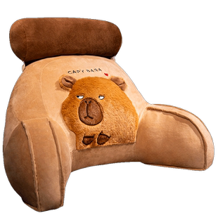 卡皮巴拉床头靠垫软包大靠背抱枕榻榻米护腰靠枕宿舍学生床上枕头