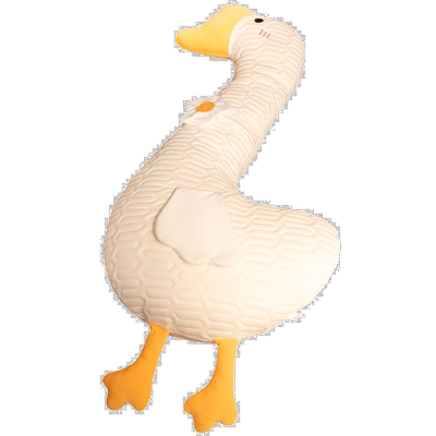 冰丝大白鹅长条抱枕靠枕女生睡觉