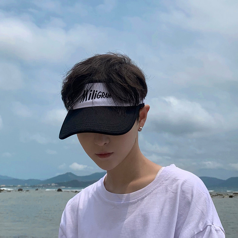 空顶帽防晒夏季男士户外遮阳帽图片