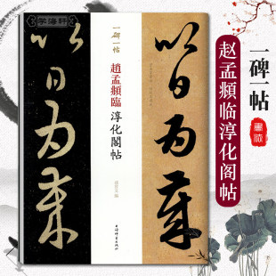 正版包邮赵孟頫临淳化阁帖一碑一帖历代碑帖精粹中国碑帖名品临摹法书选拓本历代名家经典艺术书法篆刻碑帖书法教程书籍上海辞书