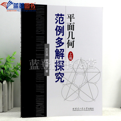 平面几何范例多解探究上篇初高中学生数学辅导教材平面几何竞赛平面解析几何数学教学论教育学高中数学通用哈尔滨工业大学出版社