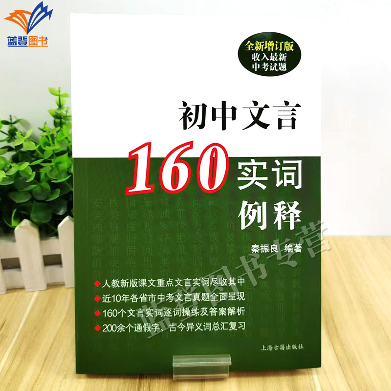 正版包邮初中文言160实词例释新