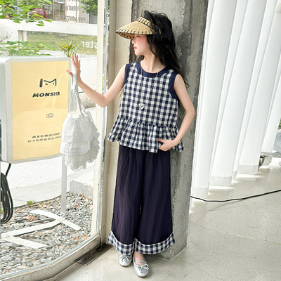 买上衣送裤子女童夏季短袖T
