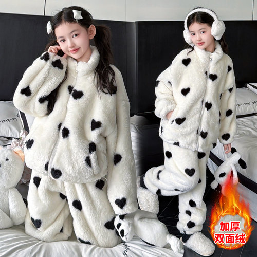 女童睡衣睡裤家居服套装