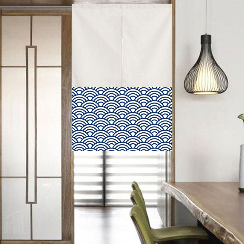 日式门帘布艺挡风日韩居酒屋店铺隔断帘子厨房卫生间遮挡商用布帘