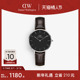 DW手表女 PETITE系列简约皮带款 石英表女士手表32MM