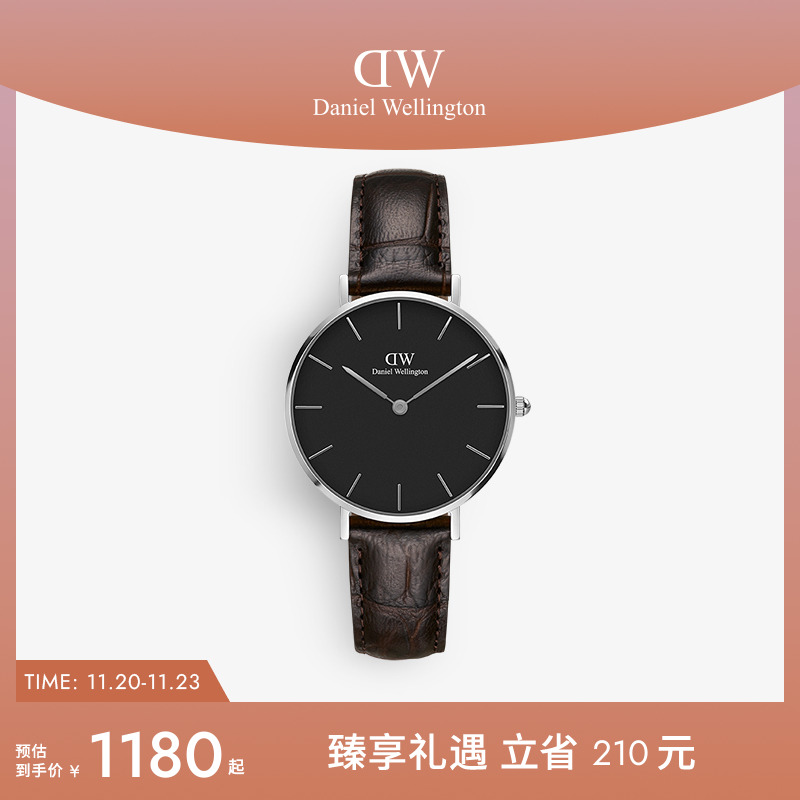 DW手表皮带石英女表32mm