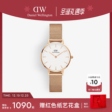 【圣诞礼物】DW女士手表PETITE系列流金石英腕表女款轻奢女士气质