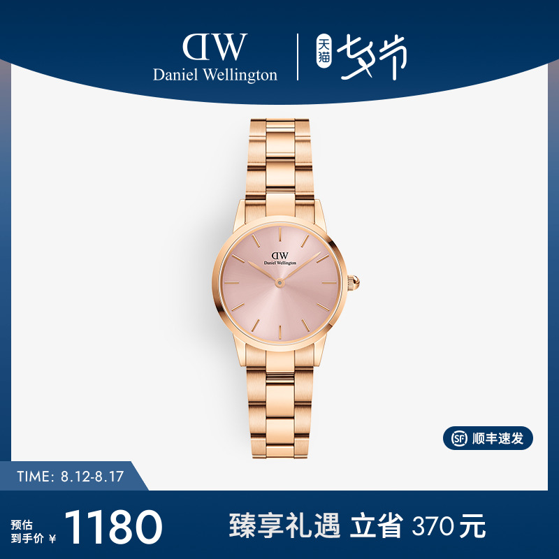DW手表女LINK系列小精钢幻彩表
