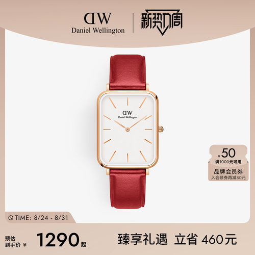 男dw手表复古皮质大方表