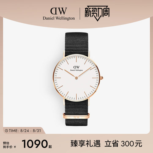 dw36mm女表女士织纹腕表