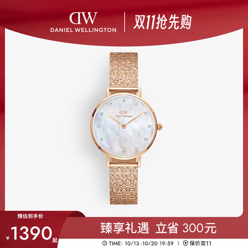 手表dw星辰贝母盘轻奢石英机芯女