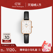情人节礼物 DW手表女QUADRO系列复古小方表轻奢小众腕表女学生