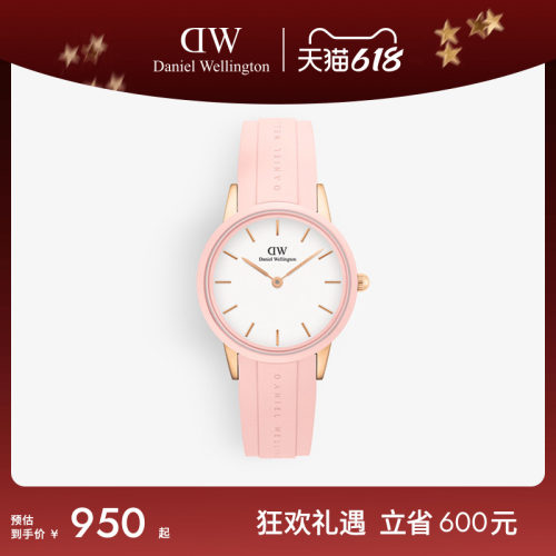dw手表橡胶女表石英机芯
