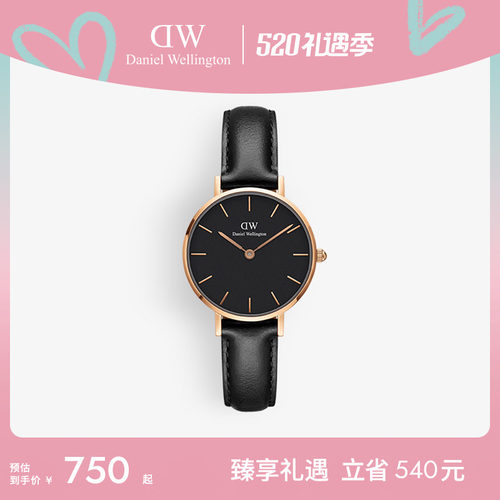 DW手表欧美腕表28mm石英表