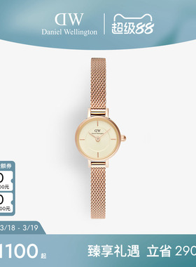 DW手表女PETITE小圆糖系列女表复古彩盘腕表迷你小圆糖女表气质