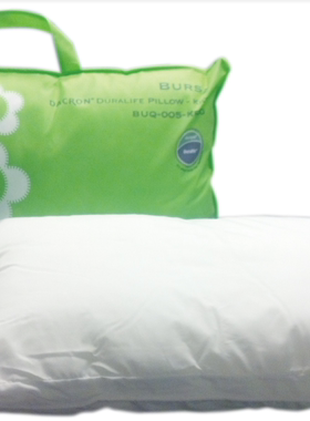 Bursa蓓莎可水洗儿童柔软双孔中空棉枕芯枕头单1个