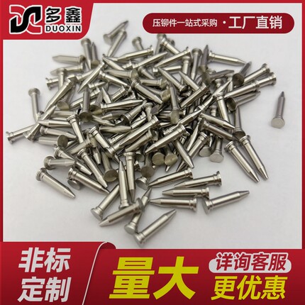 尖头压铆导向定位销 TPXS-3-8-10-12-16 不锈钢压铆销钉 导向钉