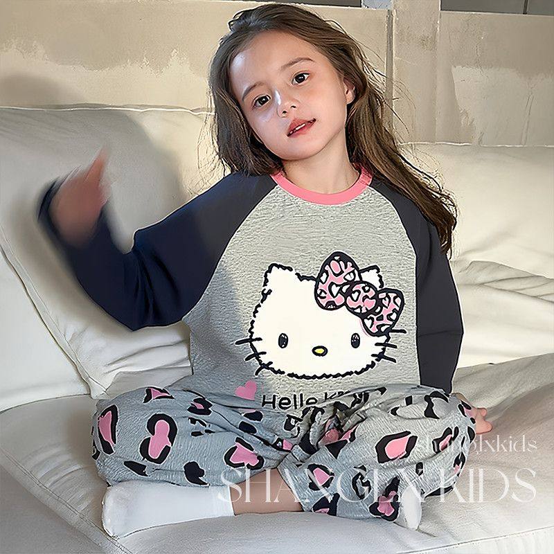 儿童中大童睡衣小女孩春秋款空调新款长袖女童家居服薄款卡通套装,童装/婴儿装/亲子装,家居服套装,淘宝优惠券,粉丝福利购,淘宝优惠卷