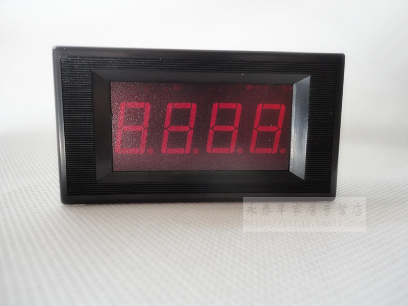三位半数字直流电压面板表 5135V数显表头 DC电压表 5V-500V