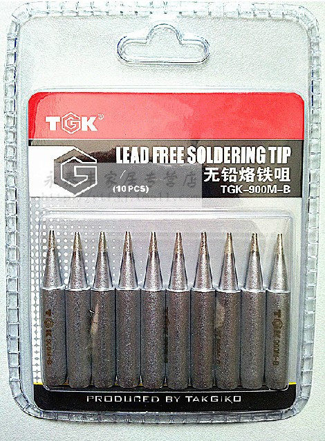 德至高工具 TGK 900M系列无铅烙铁咀 圆头恒温烙铁头 TGK-900M-B图片