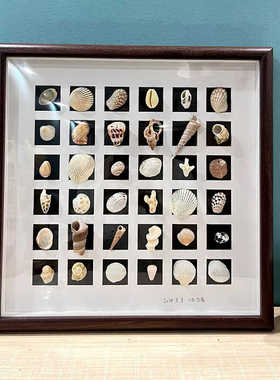 中空24宫格25宫格16宫格9空格相框diy手工标本贝壳美甲植物画框