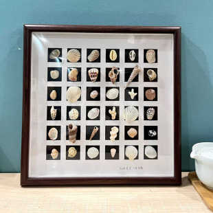 中空24宫格25宫格16宫格9空格相框diy手工标本贝壳美甲植物画框