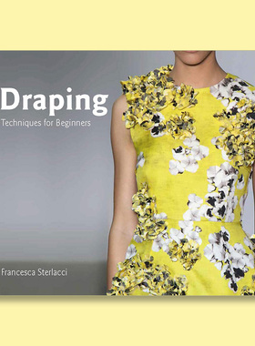 Draping 布料：初学者指南 服装设计入门 原版图书
