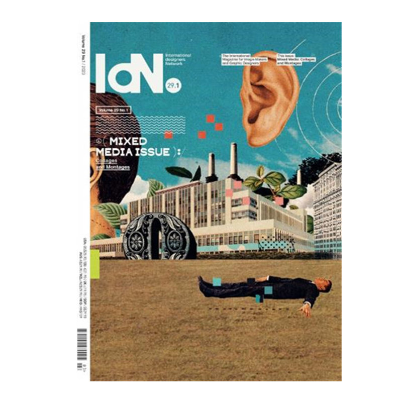 IDN 杂志 总第 NO.29.1期 本期主题：拼贴画和蒙太奇 平面设计杂志