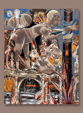 【原版现货】Lari Pittman拉里·皮特曼 Declaration of Independence 绘画艺术 壁画等