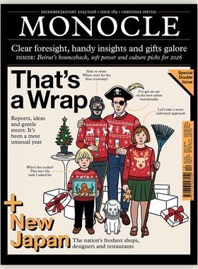 Monocle单片眼镜NO.189期 2025年12月刊 ---2026年1月合刊 总第189期  旅游城市商业杂志英国英文版进口杂志