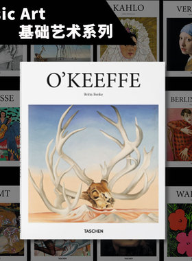 Taschen出版【Basic Art 基础艺术系列】/上海菲菲/O‘KEEFFE奥基夫 花卉特写绘画作品集  KEEFFE