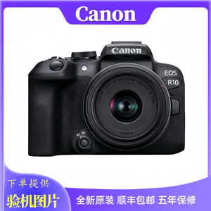 佳能 EOS R10 家用旅行vlog 学生数码照相机 4K高清微单 半画幅
