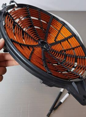 商用大功率电磁炉凹型面发热盘 十字对称孔距25.5CM-36CM炉盘线圈