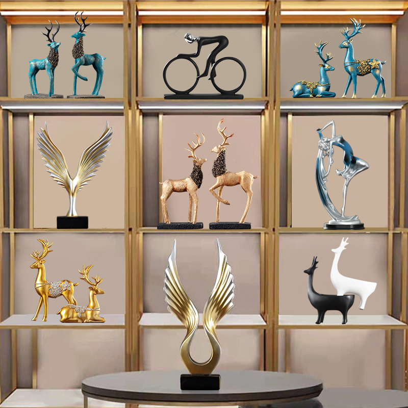 创意客厅轻奢风礼物酒柜装饰品