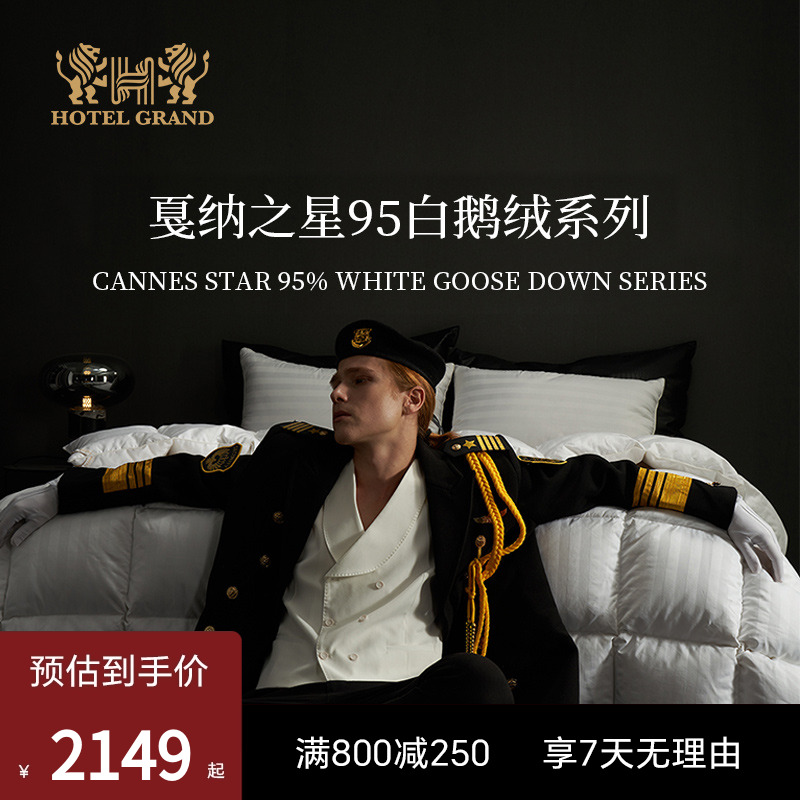 ESTEEM/宜庭戛纳之星95白鹅绒冬被被芯羽绒被鹅绒被【专柜同款】