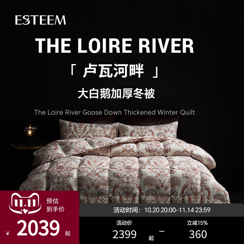 ESTEEM宜庭白鹅绒丝羽绒被