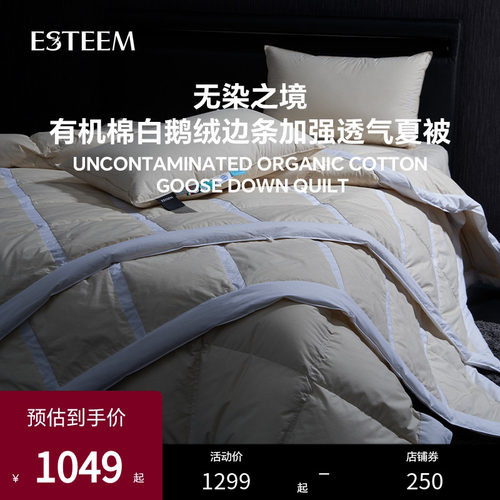 ESTEEM宜庭白鹅绒棉鹅绒被