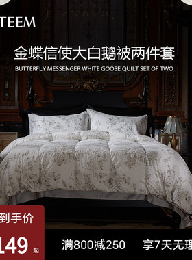 ESTEEM/宜庭金蝶信使绒丝子母被床上用品被子夏被【专柜同款】