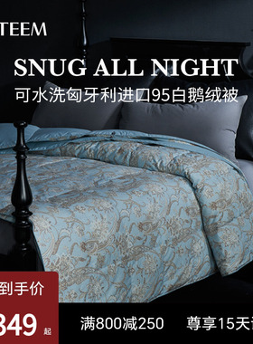 ESTEEM/宜庭匈牙利进口95白艾伯塔可水洗夏季鹅绒被【专柜同款】