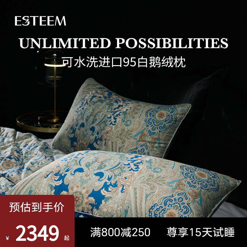 可水洗ESTEEM/宜庭进口95白鹅绒