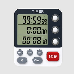 三通道计时器提醒器定时器暗房胶卷摄影冲胶卷